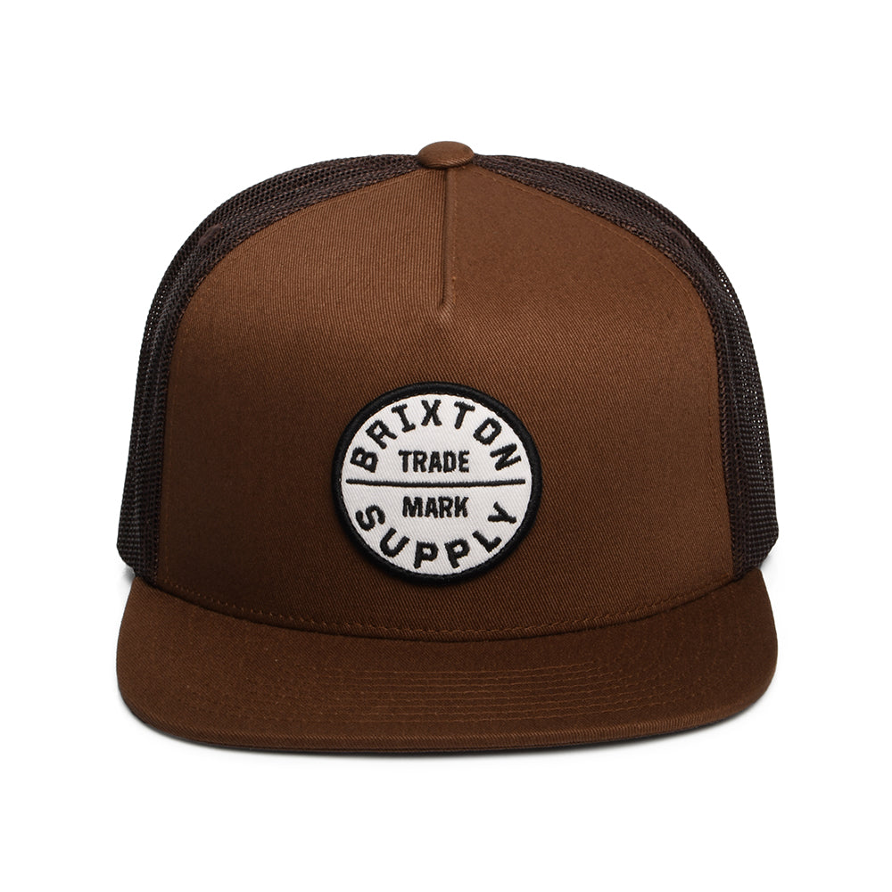 Brixton Oath MP Trucker Cap - Braun