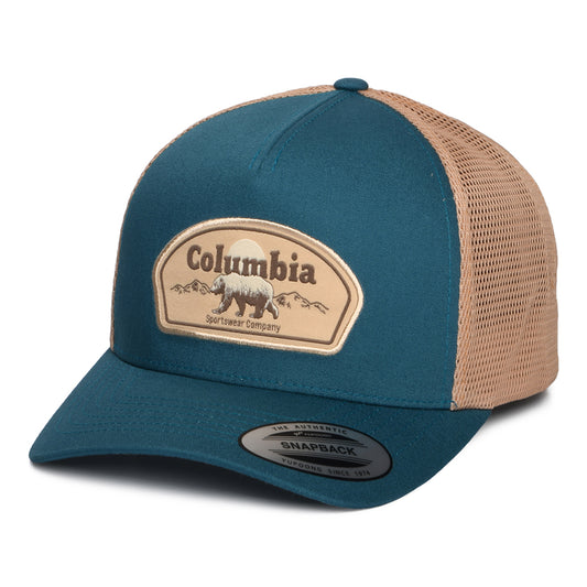 Columbia Bear Roam Road Ready Trucker Cap - Petrol-Hellbraun