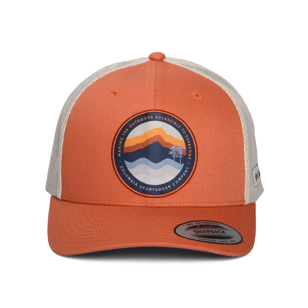 Columbia Circular Landscape Mesh Trucker Cap - Verbranntes Orange