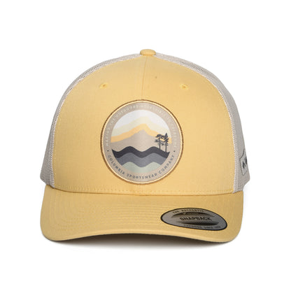 Columbia Circular Landscape Mesh Trucker Cap - Heller Sand