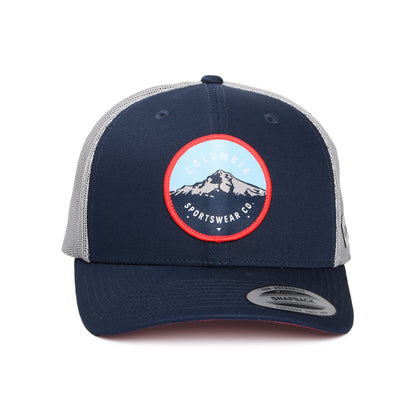 Columbia Mount Hood Circle Mesh Trucker Cap - Marineblau-Grau