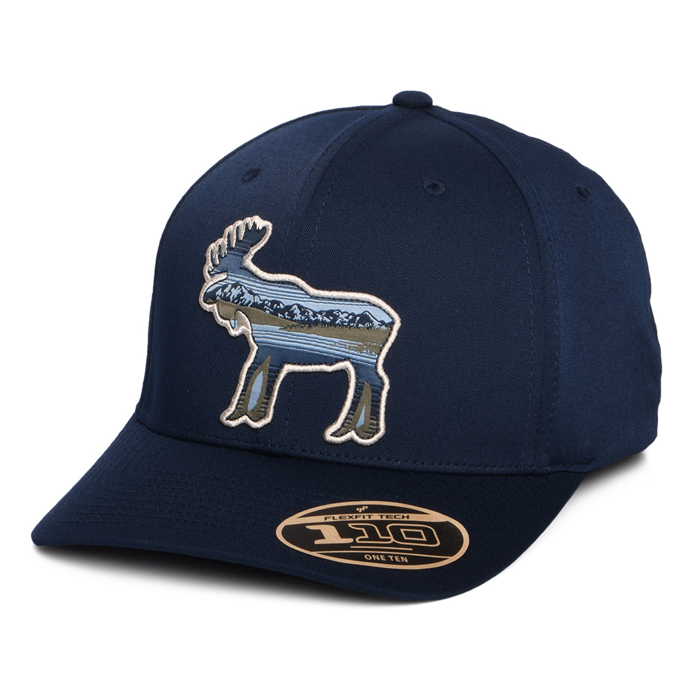 Columbia Scenic Moose Lost Lager 110 Flexfit Snapback Cap - Marineblau