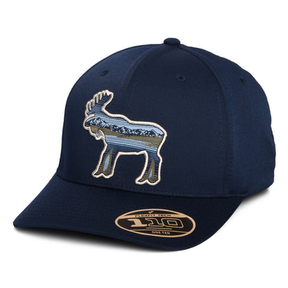Columbia Scenic Moose Lost Lager 110 Flexfit Snapback Cap - Marineblau