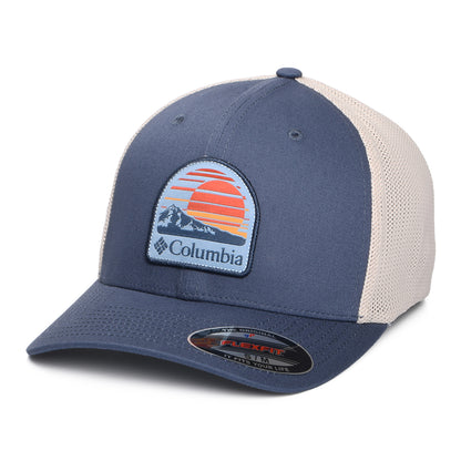 Columbia Peaceful Perspective Flexfit Trucker Cap - Marineblau-Steingrau