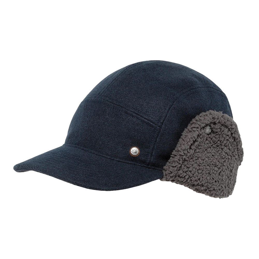 Sunday Afternoons Frontier Recycled 5 Paneelen Cap mit Ohrenklappen - Dunkles Marineblau