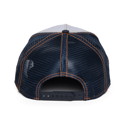 Stetson Bear Trucker Cap - Hellblau-Blau