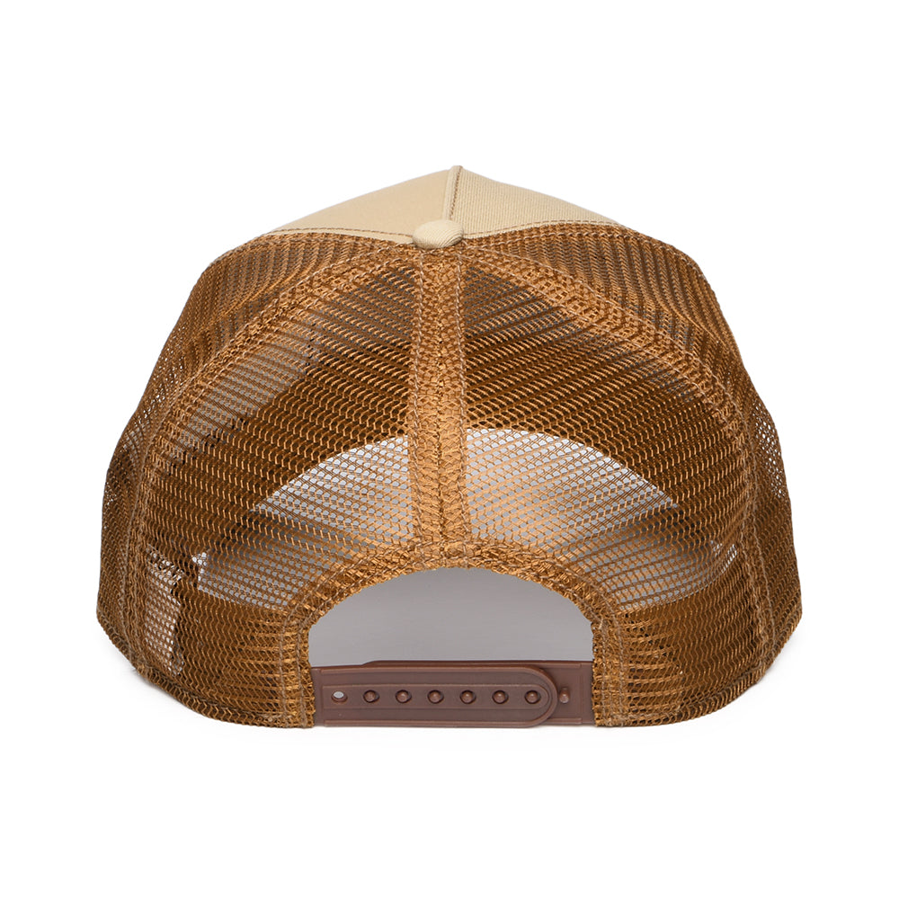 Stetson Rodeo Trucker Cap - Beige-Weinrot-Hellbraun