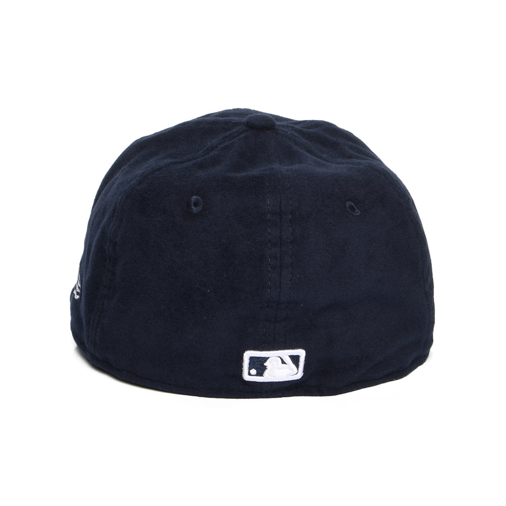 New Era 59FIFTY Retro Crown Detroit Tigers Baseball Cap - MLB Moleskin Premium - Marineblau-Weiß