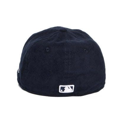 New Era 59FIFTY Retro Crown Detroit Tigers Baseball Cap - MLB Moleskin Premium - Marineblau-Weiß