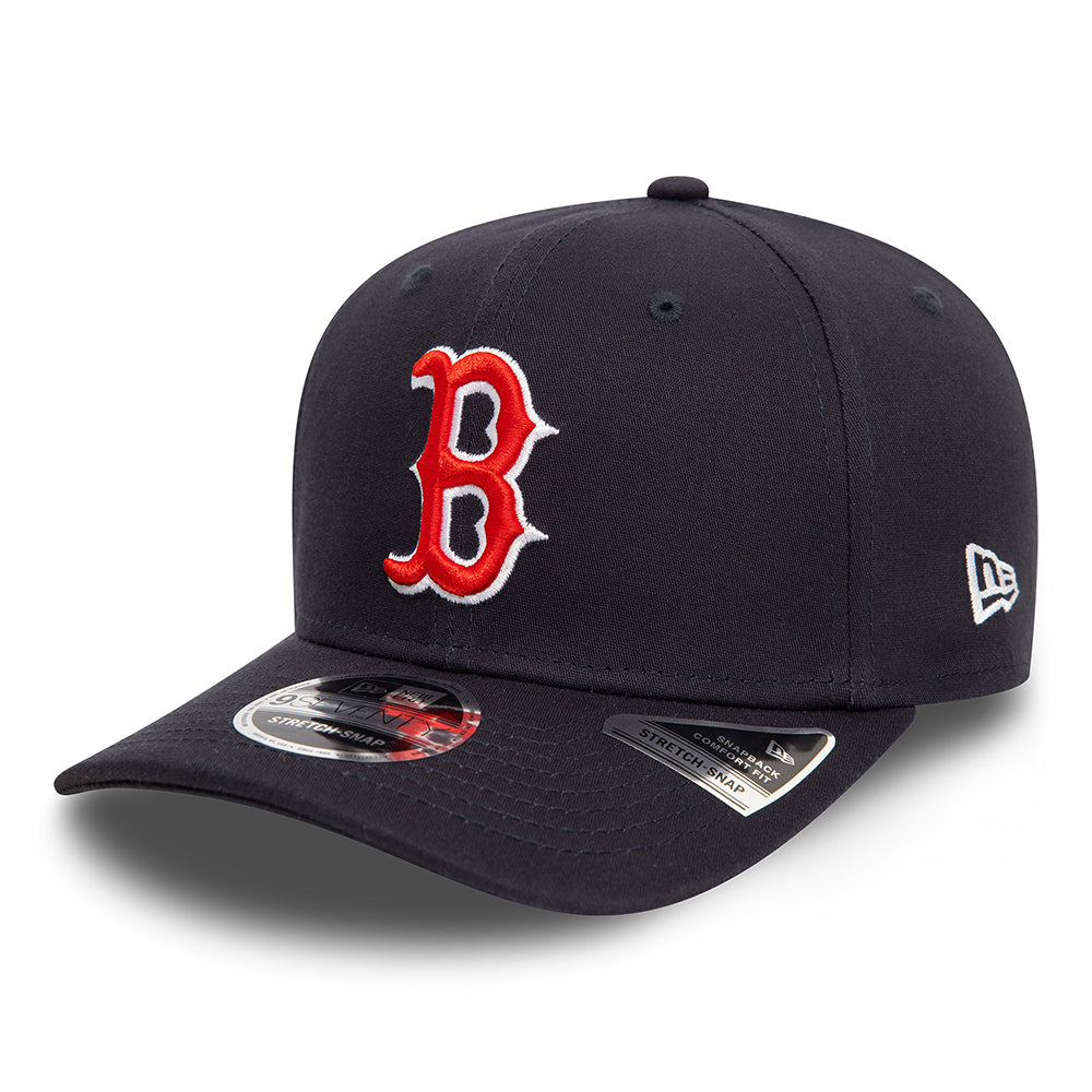 New Era 9SEVENTY Boston Red Sox Snapback Cap - MLB OTC Stretch Snap - Marineblau