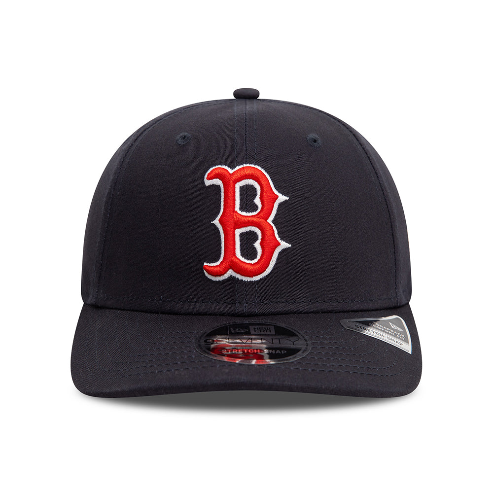 New Era 9SEVENTY Boston Red Sox Snapback Cap - MLB OTC Stretch Snap - Marineblau