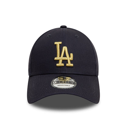 New Era 9FORTY L.A. Dodgers Baseball Cap - MLB Metallic - Marineblau-Gold