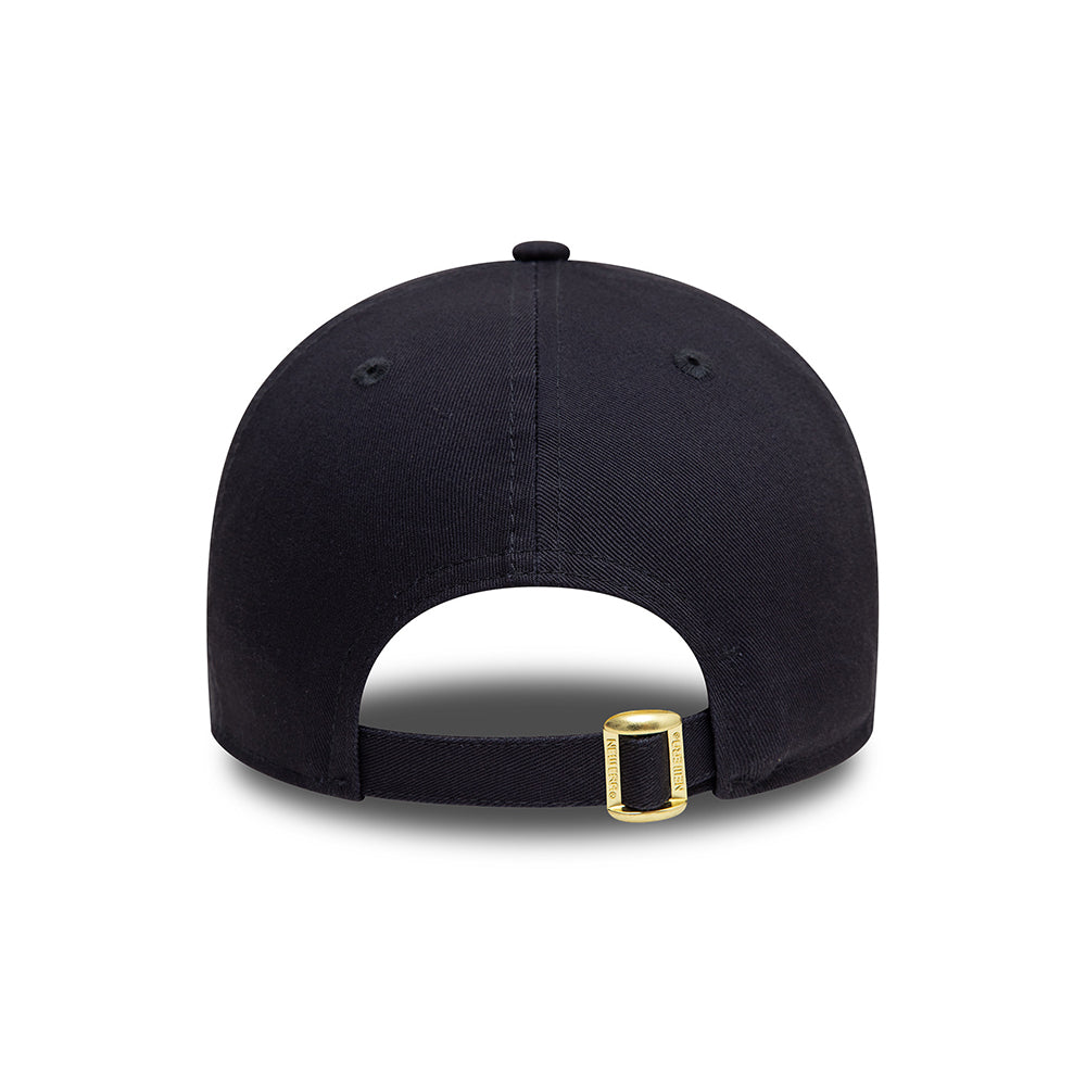 New Era 9FORTY New York Yankees Baseball Cap - MLB Metallic - Marineblau-Gold