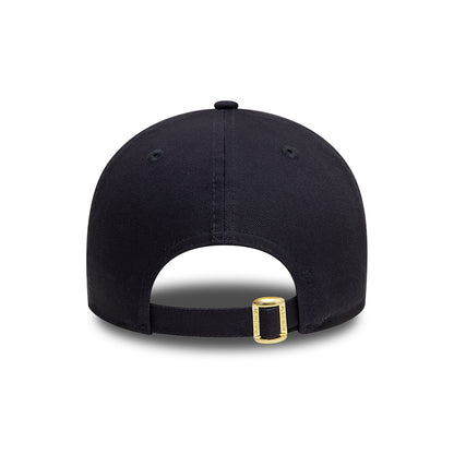 New Era 9FORTY New York Yankees Baseball Cap - MLB Metallic - Marineblau-Gold