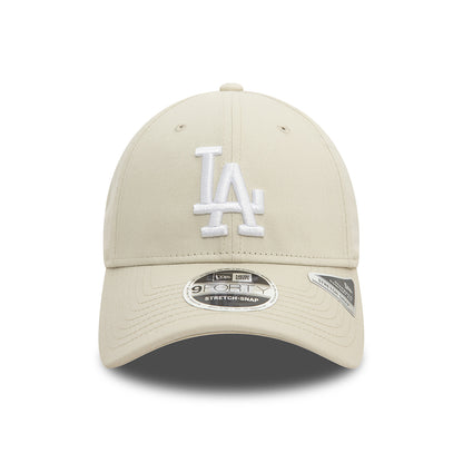 New Era 9FORTY L.A. Dodgers Snapback Cap - MLB Stretch Snap - Steingrau-Weiß