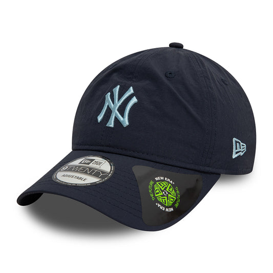 New Era 9TWENTY New York Yankees Baseball Cap - MLB Recycled - Marineblau-Himmelblau