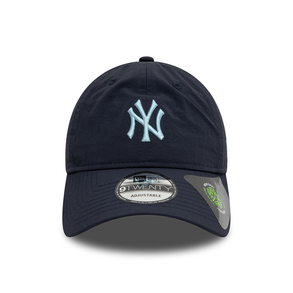 New Era 9TWENTY New York Yankees Baseball Cap - MLB Recycled - Marineblau-Himmelblau