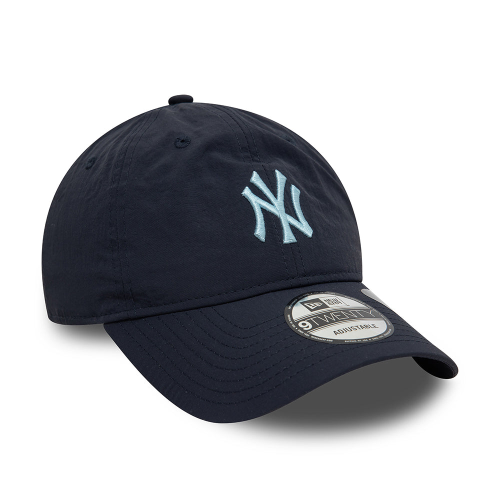 New Era 9TWENTY New York Yankees Baseball Cap - MLB Recycled - Marineblau-Himmelblau