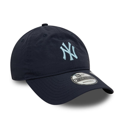 New Era 9TWENTY New York Yankees Baseball Cap - MLB Recycled - Marineblau-Himmelblau
