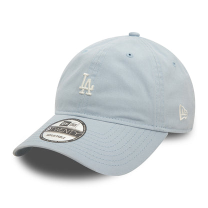 New Era 9TWENTY L.A. Dodgers Baseball Cap - MLB Mini Washed - Hellblau