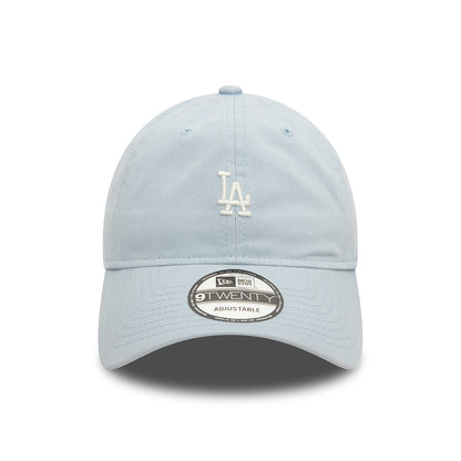 New Era 9TWENTY L.A. Dodgers Baseball Cap - MLB Mini Washed - Hellblau