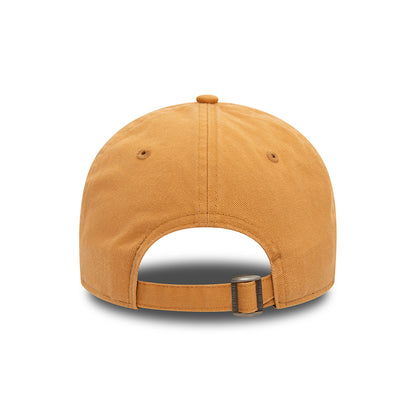 New Era 9TWENTY Oakland Athletics Baseball Cap - MLB Mini Washed - Dunkler Sand