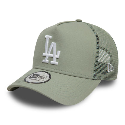 New Era A-Frame L.A. Dodgers Trucker Cap - MLB League Essential II - Salbeigrün-Weiß