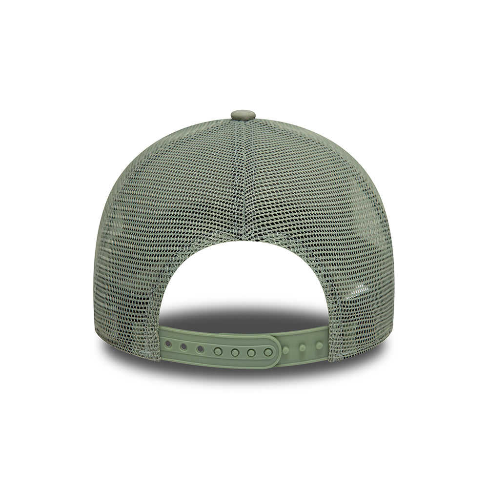 New Era A-Frame L.A. Dodgers Trucker Cap - MLB League Essential II - Salbeigrün-Weiß