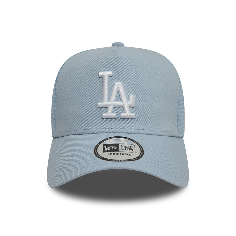 New Era A-Frame L.A. Dodgers Trucker Cap - MLB League Essential II - Hellblau-Weiß