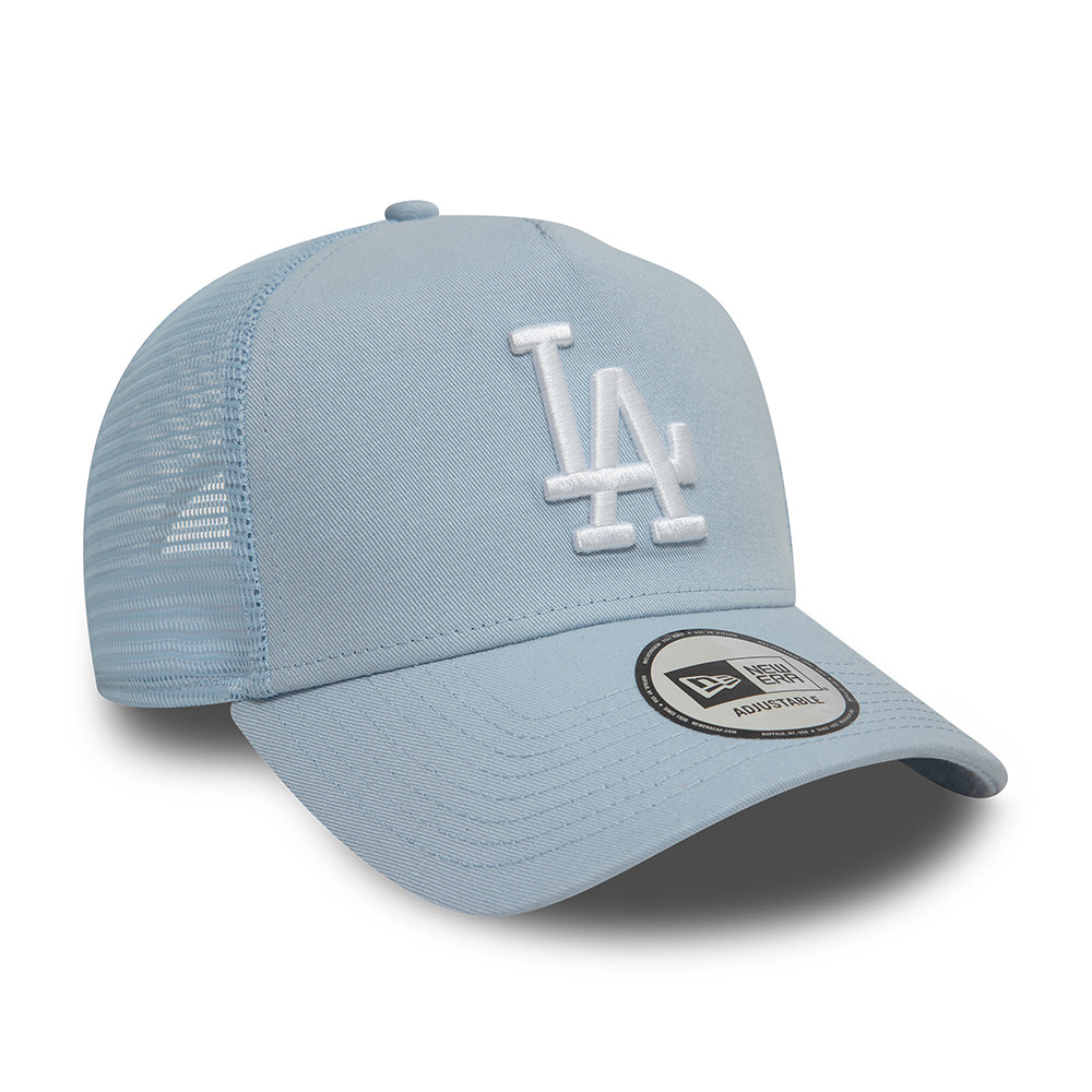 New Era A-Frame L.A. Dodgers Trucker Cap - MLB League Essential II - Hellblau-Weiß