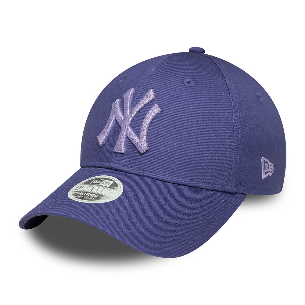 New Era Damen 9FORTY New York Yankees Baseball Cap - MLB Metallic - Tinte-Lavendel