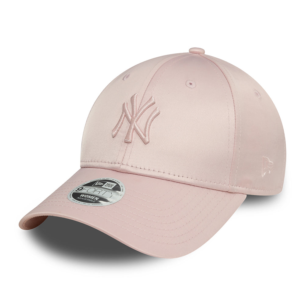 New Era Damen 9FORTY New York Yankees Baseball Cap - MLB Satin II - Rosé