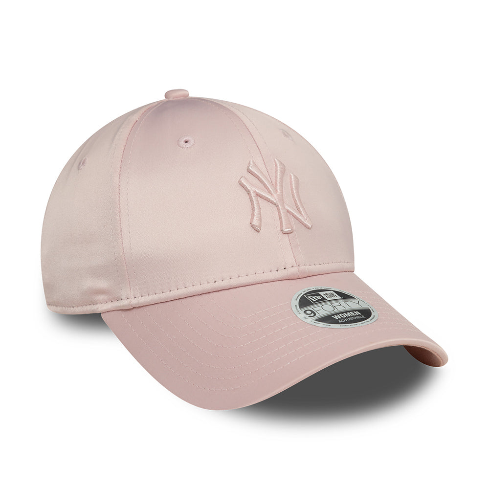 New Era Damen 9FORTY New York Yankees Baseball Cap - MLB Satin II - Rosé