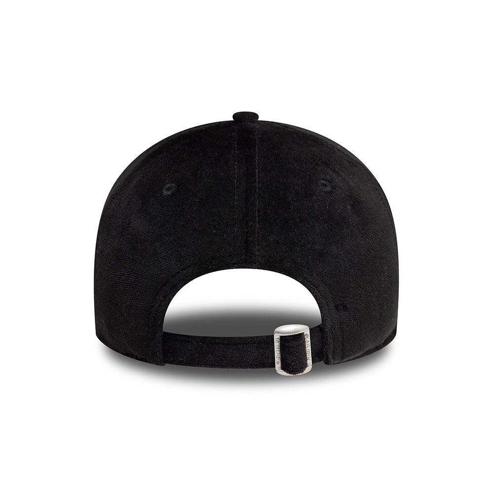New Era Damen 9FORTY L.A. Dodgers Baseball Cap - MLB Diamante Velour - Schwarz