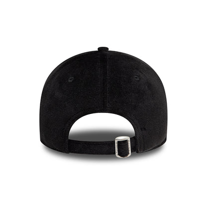 New Era Damen 9FORTY L.A. Dodgers Baseball Cap - MLB Diamante Velour - Schwarz