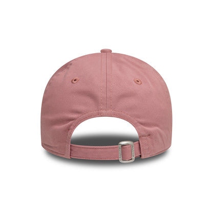 New Era Damen 9TWENTY Baseball Cap aus organischer Baumwolle - NE Phrase Holiday Mode - Dunkelrosa