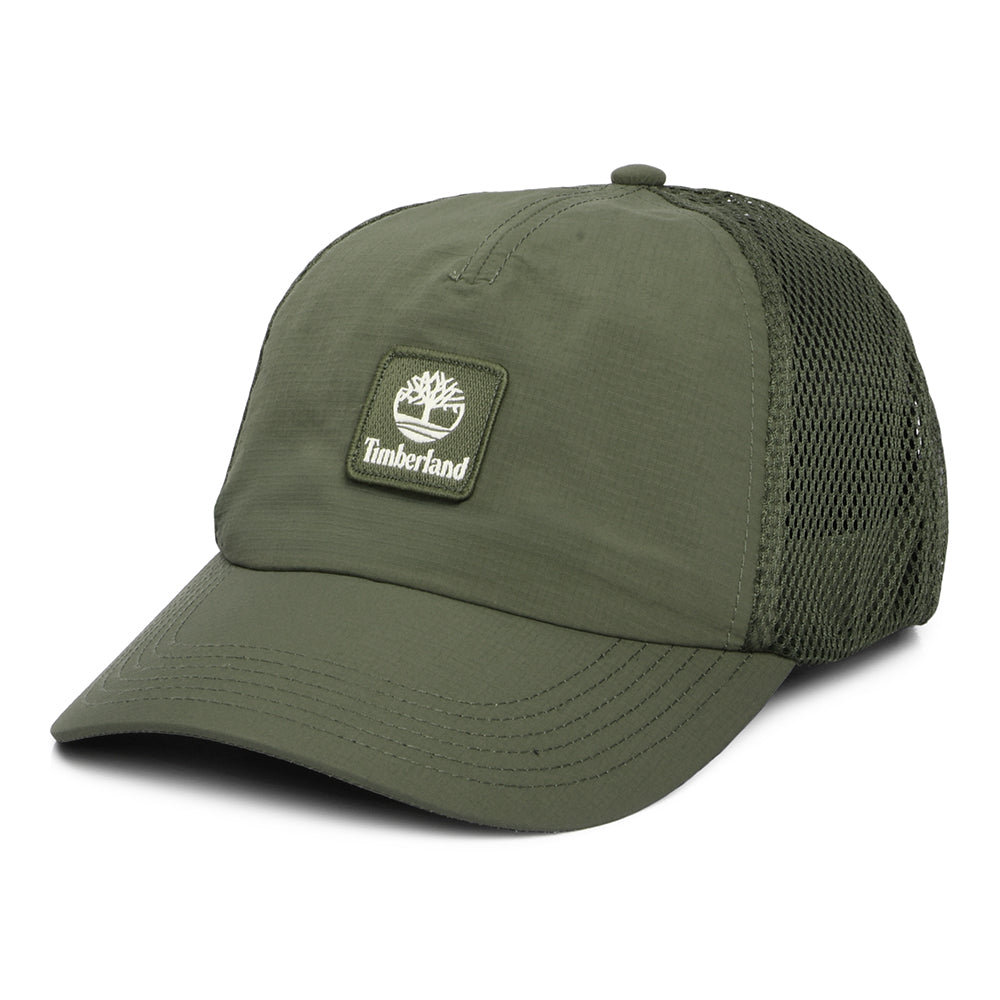 Timberland Soft Structured Recycelter Trucker Cap - Olivgrün