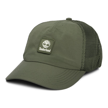 Timberland Soft Structured Recycelter Trucker Cap - Olivgrün
