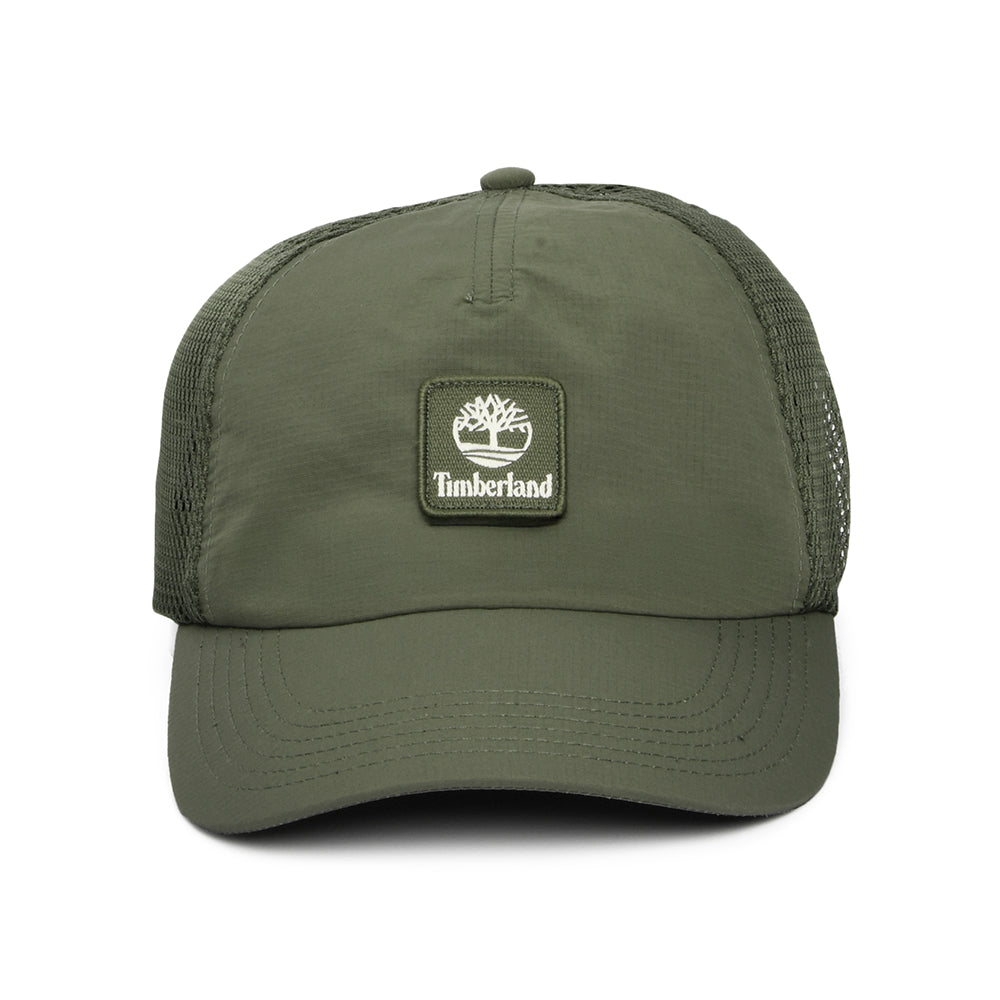 Timberland Soft Structured Recycelter Trucker Cap - Olivgrün