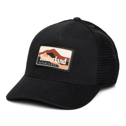 Timberland Mountain Patch Trucker Cap - Schwarz