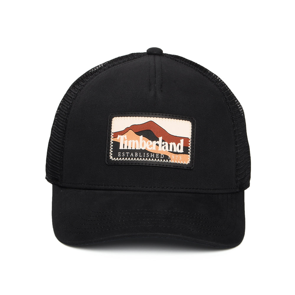 Timberland Mountain Patch Trucker Cap - Schwarz