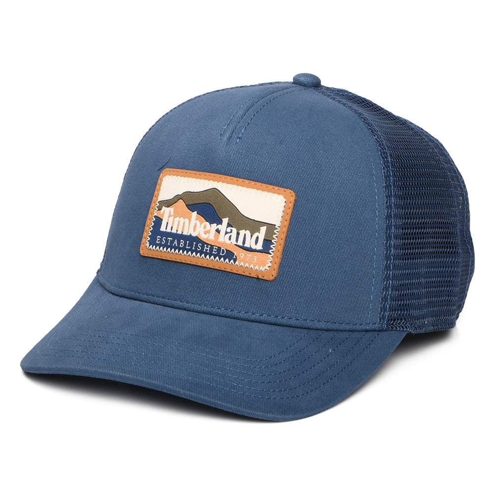 Timberland Mountain Patch Trucker Cap - Blau
