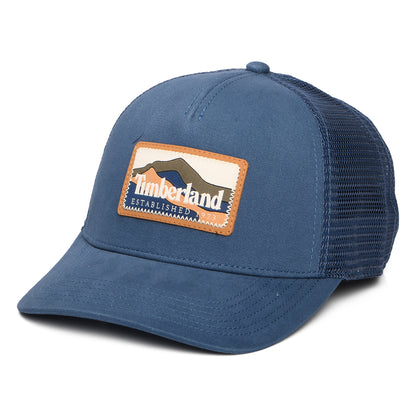 Timberland Mountain Patch Trucker Cap - Blau