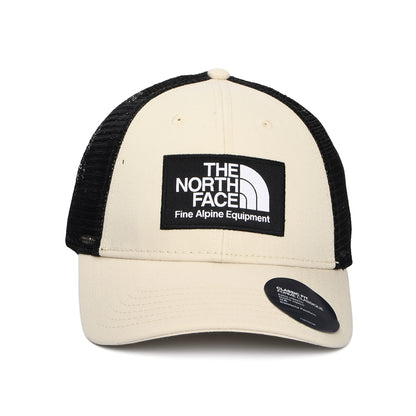 The North Face Mudder II Recycled Trucker Cap - Beige-Schwarz