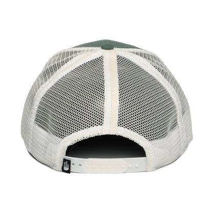 The North Face Mudder II Deep Fit Recycelt Trucker Cap - Salbeigrün-Waldgrün-Weiß