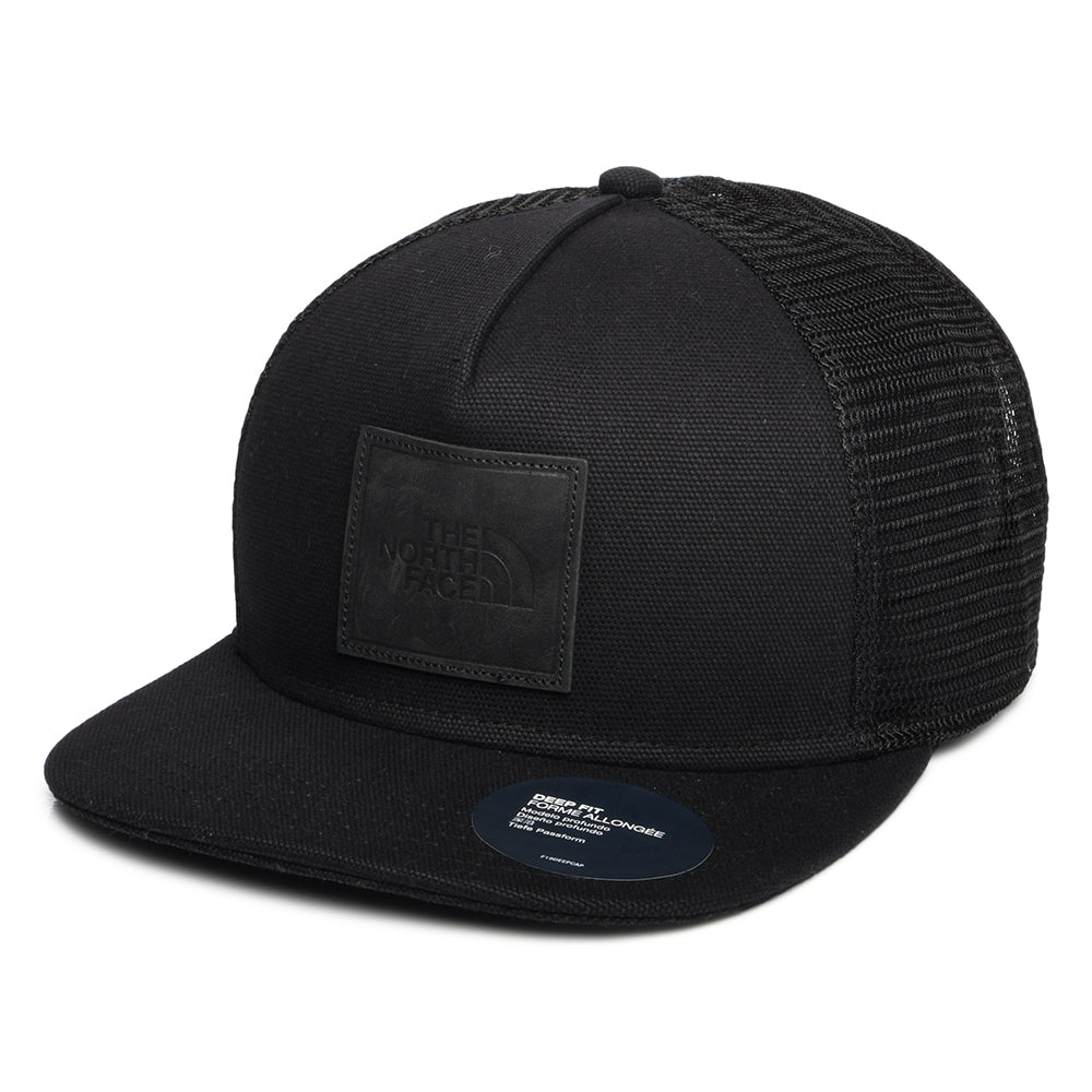 The North Face Half Dome Trucker Cap mit flachem Visier - Schwarz