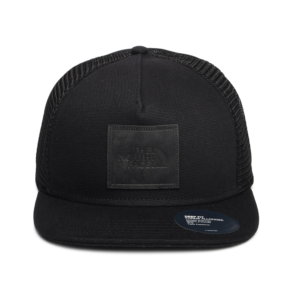 The North Face Half Dome Trucker Cap mit flachem Visier - Schwarz