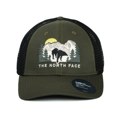 The North Face Embroidered Mudder Recycled Trucker Cap - Olivgrün