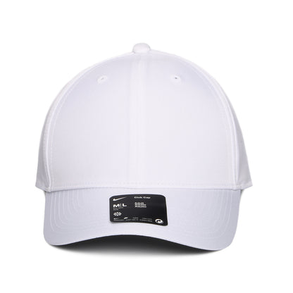 Nike Golf Dri-Fit Strukturierte Back Logo Baseball Cap - Weiß-Schwarz