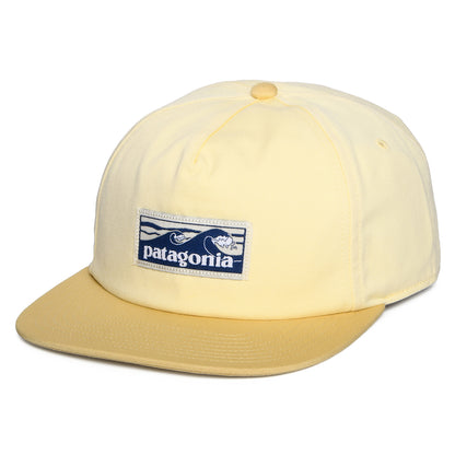 Patagonia Boardshort Label Funfarer Baseball Cap aus organischer Baumwolle - Buttermilch-Hellbraun